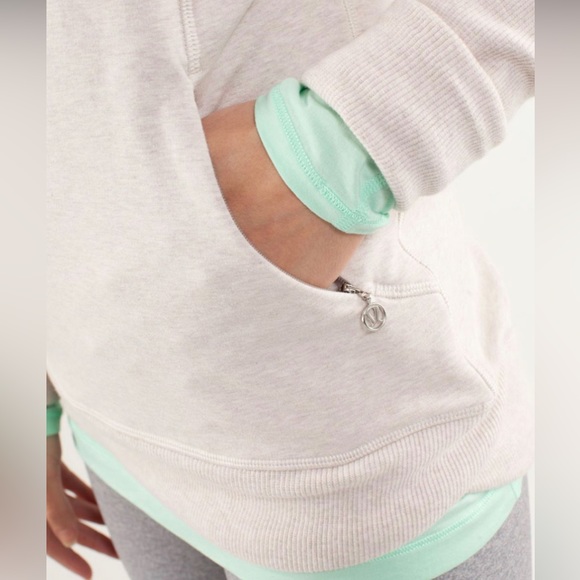 Lululemon Rest Day Pullover Oatmeal Heather - Picture 14 of 16